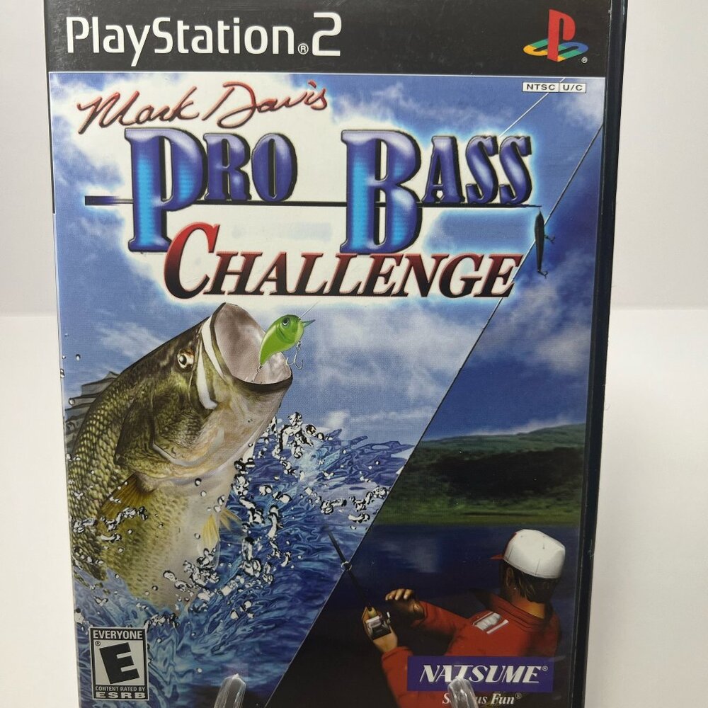 Mark Davis Pro Bass Challenge (PlayStation 2, PS2 , 2003) Complete w/ Manual